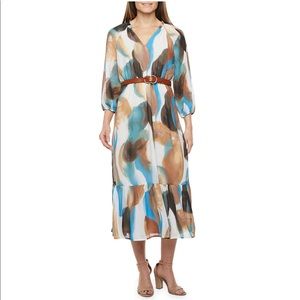 NEW UNOPENED! Worthington Geometric Midi Maxi Dress